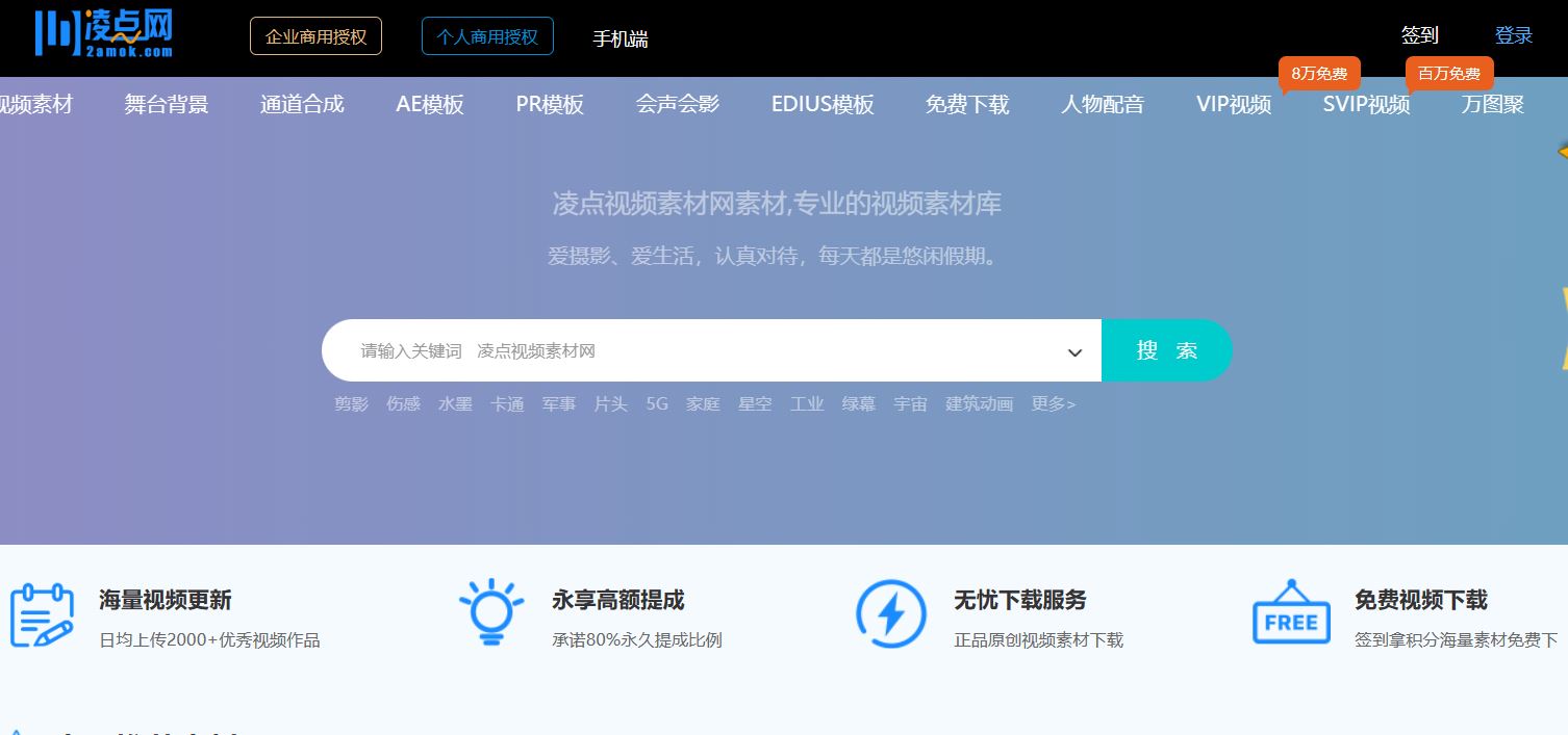 凌点视频素材网